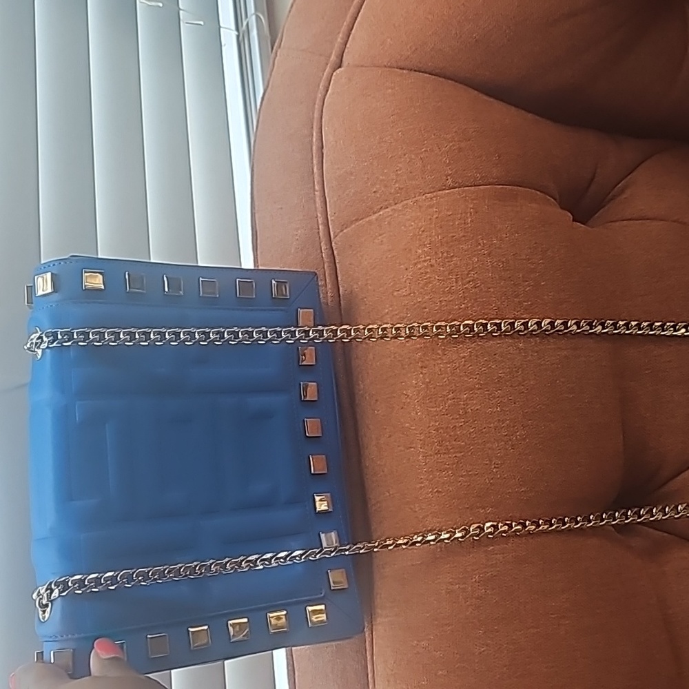 Beautiful blue Luana Italy bag! - Picture 3 of 5